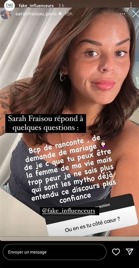 sarah fraisou avant son opération|Sarah Fraisou métamorphosée après une nouvelle。